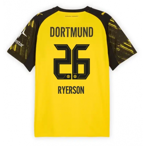 Billige Fotballdrakt Borussia Dortmund Julian Ryerson #26 Replika Hjemmedrakt 2025-26 Kortermet Billige Fotballdrakt Borussia Dortmund Julian Ryerson #26 Replika Hjemmedrakt 2025-26 Kortermet